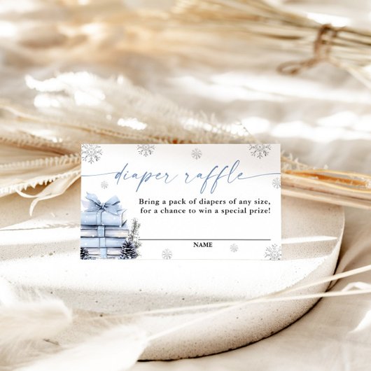 Carte D'accompagnement A New Chapter Begins Baby Shower, Diaper Raffle