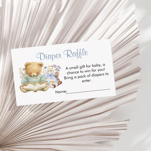 Carte D'accompagnement A New Chapter will soon Begin Diaper Raffle