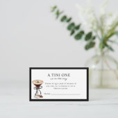 Carte D'accompagnement A Tini One is on the Way Baby Shower Enclosure  (Debout devant)