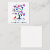 Carte D'accompagnement A tree of life (Devant / Derrière)