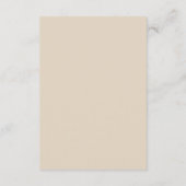 Carte D'accompagnement Abstrait Coastal Chic Mariage moderne (Dos)