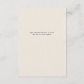 Carte D'accompagnement Abstrait d'or | Détails du Mariage moderne (Dos)