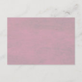 Carte D'accompagnement Accueil mariage bleu mauve et Dusty (Dos)