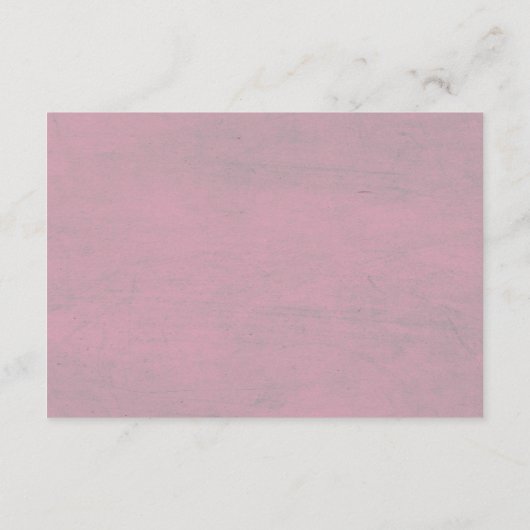 Carte D'accompagnement Accueil mariage bleu mauve et Dusty (Dos)