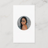 Carte D'accompagnement Acheter la mariée boire un QR Code avec photo (Dos)