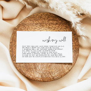 Carte D'accompagnement ADELLA Moderne minimaliste Wing Well Card