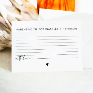 Carte D'accompagnement ADELLA Moderne Parenting Conseils et conseils jeu 