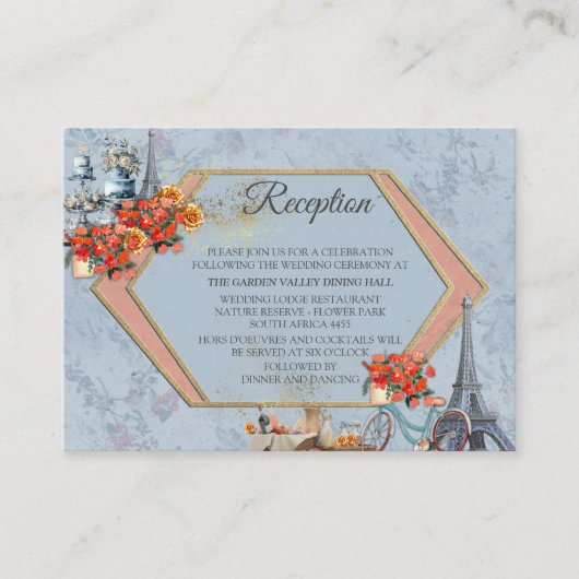 Carte D'accompagnement Adopter le style de vie de la campagne française e (Devant)