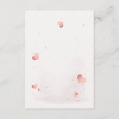 Carte D'accompagnement Adorable little zebra baby girl (Dos)