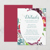 Carte D'accompagnement Adoration de la baie (Devant / Derrière)