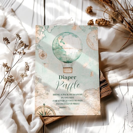 Carte D'accompagnement Adventure Attend un raffle de Diapper Neutre Genre