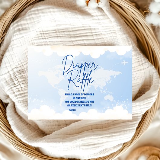 Carte D'accompagnement Adventure Attend un raffle de Diapper Neutre Genre