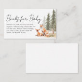 Carte D'accompagnement Adventure Begin Woodland Animal Baby Book for Baby (Devant / Derrière)