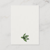 Carte D'accompagnement Affichage de bébé Shower de la Forêt Tropicale Tou (Dos)