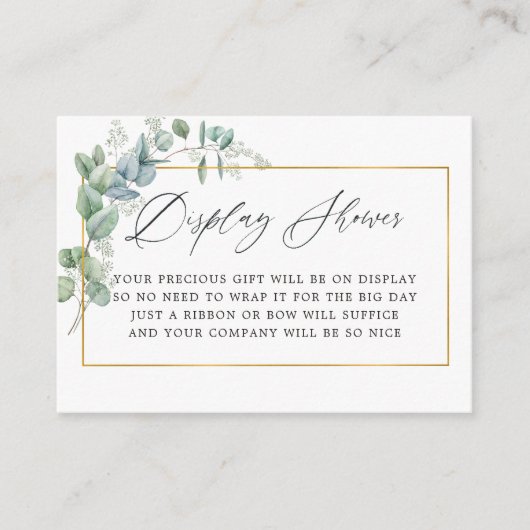 Carte D'accompagnement Affichage de douche de mariage de géranium géométr (Devant)