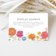 Affichage de jardin floral coloré sous la douche
