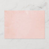 Carte D'accompagnement Affichage de mariage de printemps de cerisier en f (Dos)