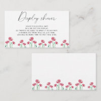 Affichage de printemps minimaliste sous la douche