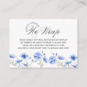 Carte D'accompagnement Afficher Douche Quelque chose Fête des mariées Flo (Devant)