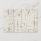 Carte D'accompagnement Afficher la douche Bois animaux forêt amis de la f (Dos)