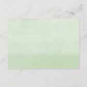 Carte D'accompagnement Afficher la douche insert coeur or rose baby showe (Dos)