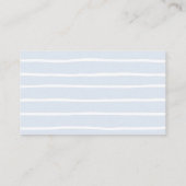 Carte D'accompagnement Afficher la douche, Script, Hydrangea Bleu (Dos)