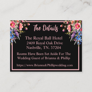 Carte D'accompagnement African-American Bride and Groom Moonlight