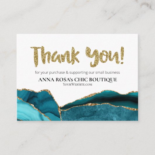 Carte D'accompagnement *~* AGATE QR Logo MERCI examen de marque AP8 (Devant)