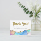 Carte D'accompagnement *~* AGATE QR Logo MERCI Review AP8 Rainbow (Debout devant)