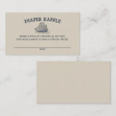 Carte D'accompagnement Ahoy C'est un garçon diaper tomle bébé nautique vi (Devant / Derrière)