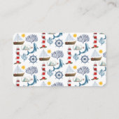 Carte D'accompagnement Ahoy C'est un garçon marin Baleine Mer Bébé Déchet (Dos)