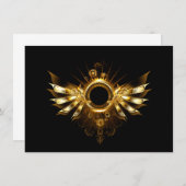 Carte D'accompagnement Ailes de Steampunk (Devant / Derrière)