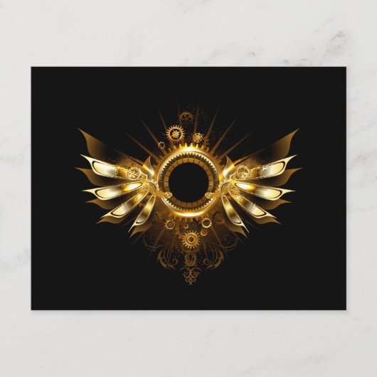 Carte D'accompagnement Ailes Steampunk (Devant)