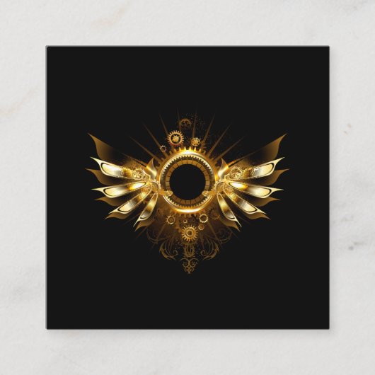 Carte D'accompagnement Ailes steampunk (Devant)