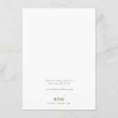 Carte D'accompagnement Ajouter le logo Bow cheveux et oreille (Dos)