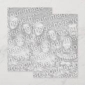 Carte D'accompagnement Ajouter votre ou vos propres photos (Devant / Derrière)