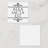 Carte D'accompagnement Alea Iacta Est (Devant / Derrière)