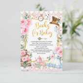 Carte D'accompagnement Alice in Wonderland Mad Tea Party Livres pour bébé (Debout devant)