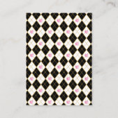 Carte D'accompagnement Alice rose dans Wonderland Tea Party Détails (Dos)