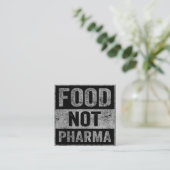 Carte D'accompagnement Alimentation non pharmaceutique Alimentation biolo (Debout devant)