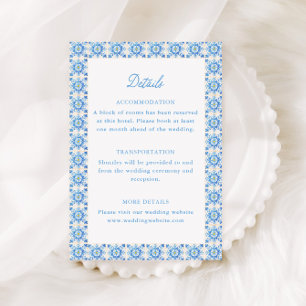 Carte D'accompagnement Amalfi Dolce Vita Italie Détails du Mariage