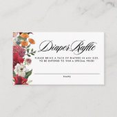 Carte D'accompagnement Amaryllis botanique Baby shower Déchets Raffle (Devant)