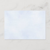 Carte D'accompagnement Ambiance romantique Rose Blue Mariage Détails (Dos)