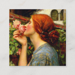 Carte D'accompagnement Âme de la rose John William Waterhouse