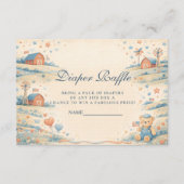 Carte D'accompagnement American Boy Red White Blue Diapper Raffle (Devant)