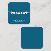 Carte D'accompagnement Amis mignon bracelet d'amitié turquoise Valentine' (Devant / Derrière)