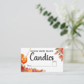 Carte D'accompagnement Amour au Premier Spritz Devinez Combien de Bonbons (Debout devant)