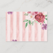 Carte D'accompagnement Amour cabane fiance arc rose douche (Dos)