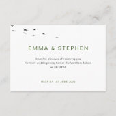 Carte D'accompagnement Amour côtier Plage de sable Ligne minimale Art Pet (Dos)