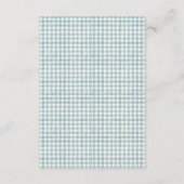 Carte D'accompagnement Amour de la neige | Baby shower d'hiver (Dos)